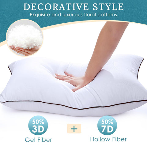 HUXMEYSON pillows suit back, side, and stomach sleepers for versatile comfort.