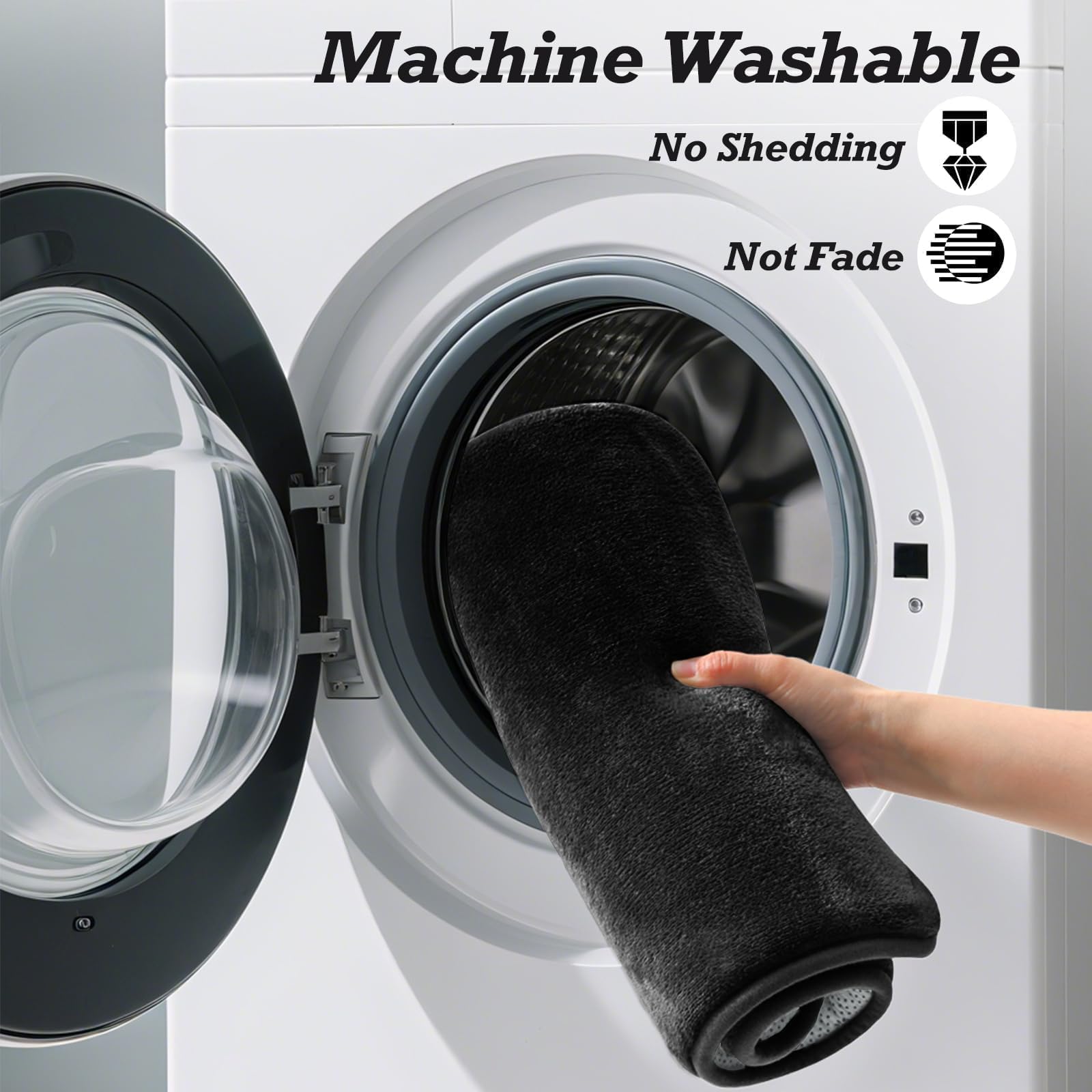 HUXMEYSON ultra-absorbent microfiber soaks up moisture quickly