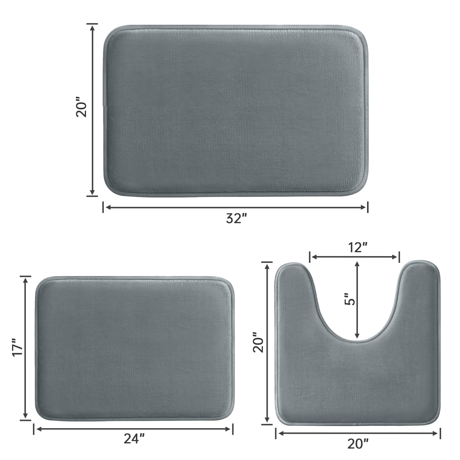 HUXMEYSON velvet memory foam detail highlights ultra-soft feel underfoot.