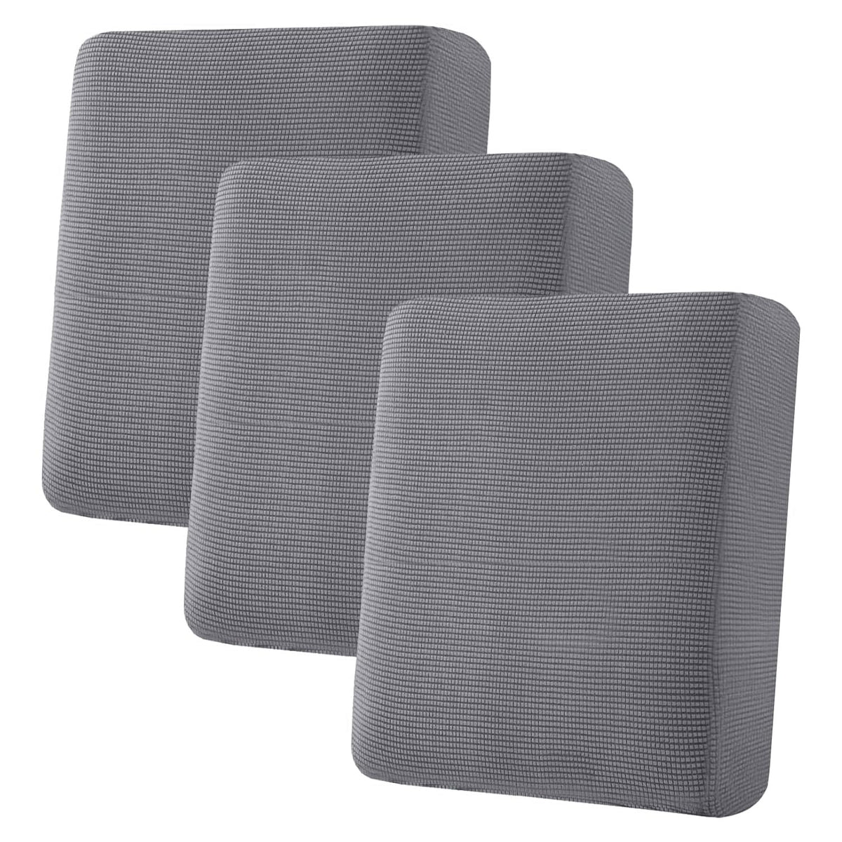 H.VERSAILTEX grey cushion cover close-up of durable jacquard fabric