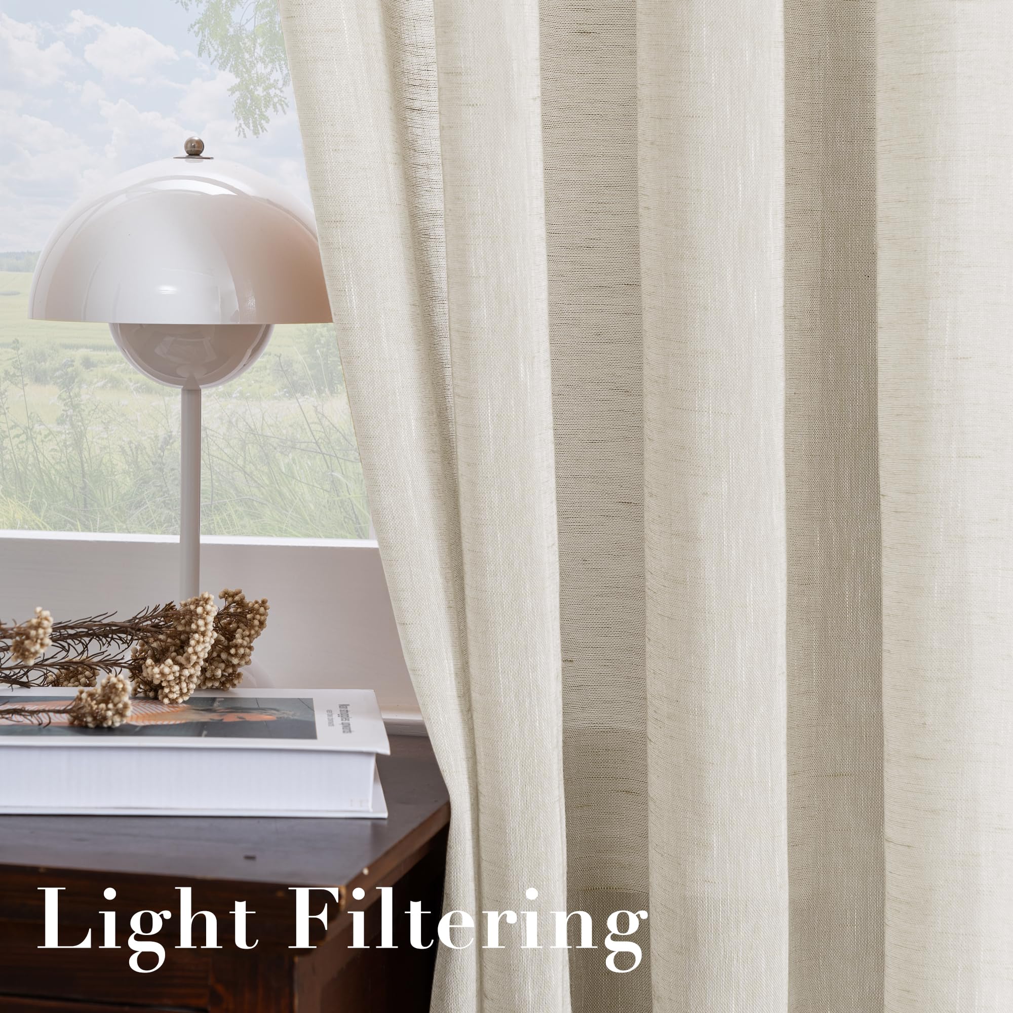 H.VERSAILTEX machine washable curtain offers easy care and quick refresh