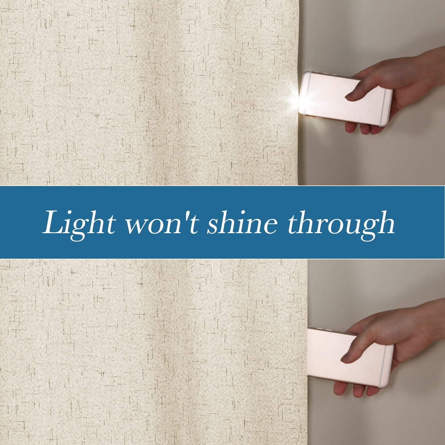 Machine-washable H.VERSAILTEX curtain for easy upkeep.