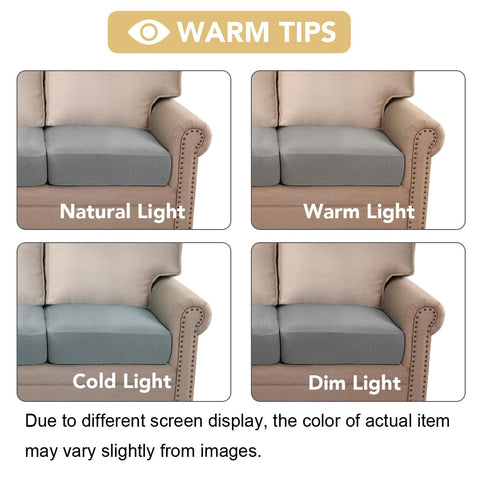 Machine-washable H.VERSAILTEX dove cushion cover for easy cleanup.