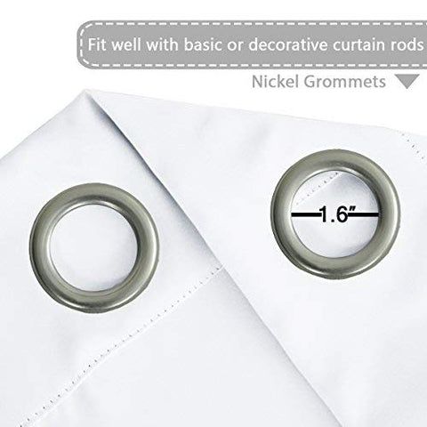 H.VERSAILTEX patio white curtain panel for privacy and light control