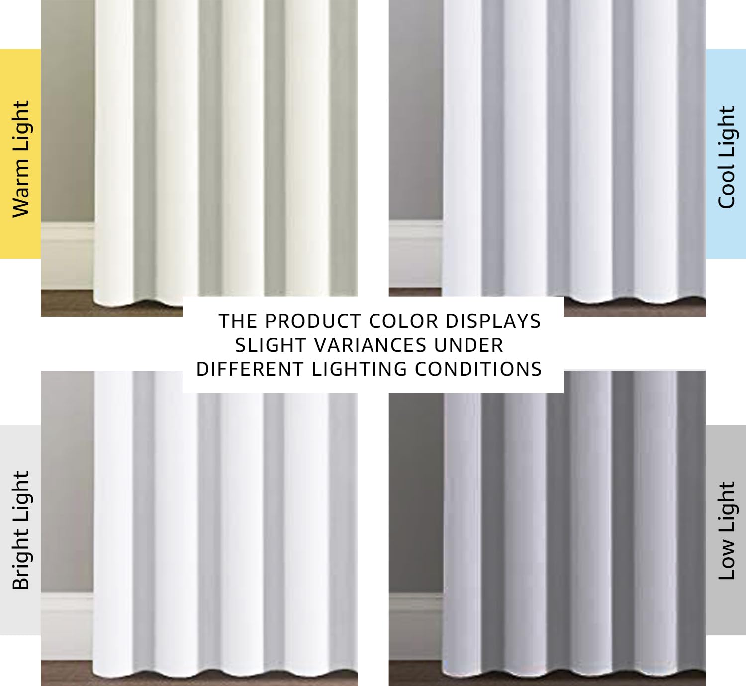 H.VERSAILTEX patio white curtain with thermal insulation helps reduce heat transfer