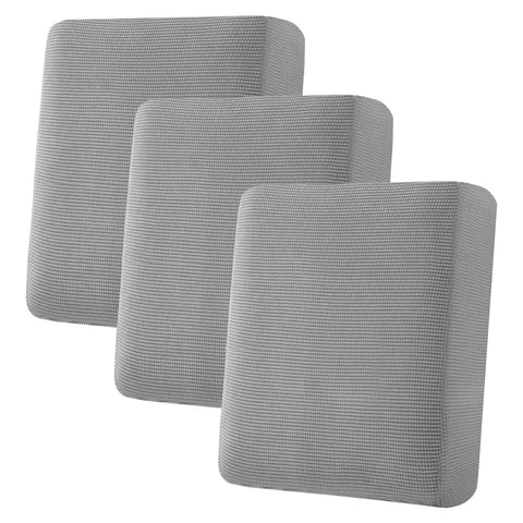 H.VERSAILTEX super stretch cushion cover in dove for a smooth, full-seat fit.