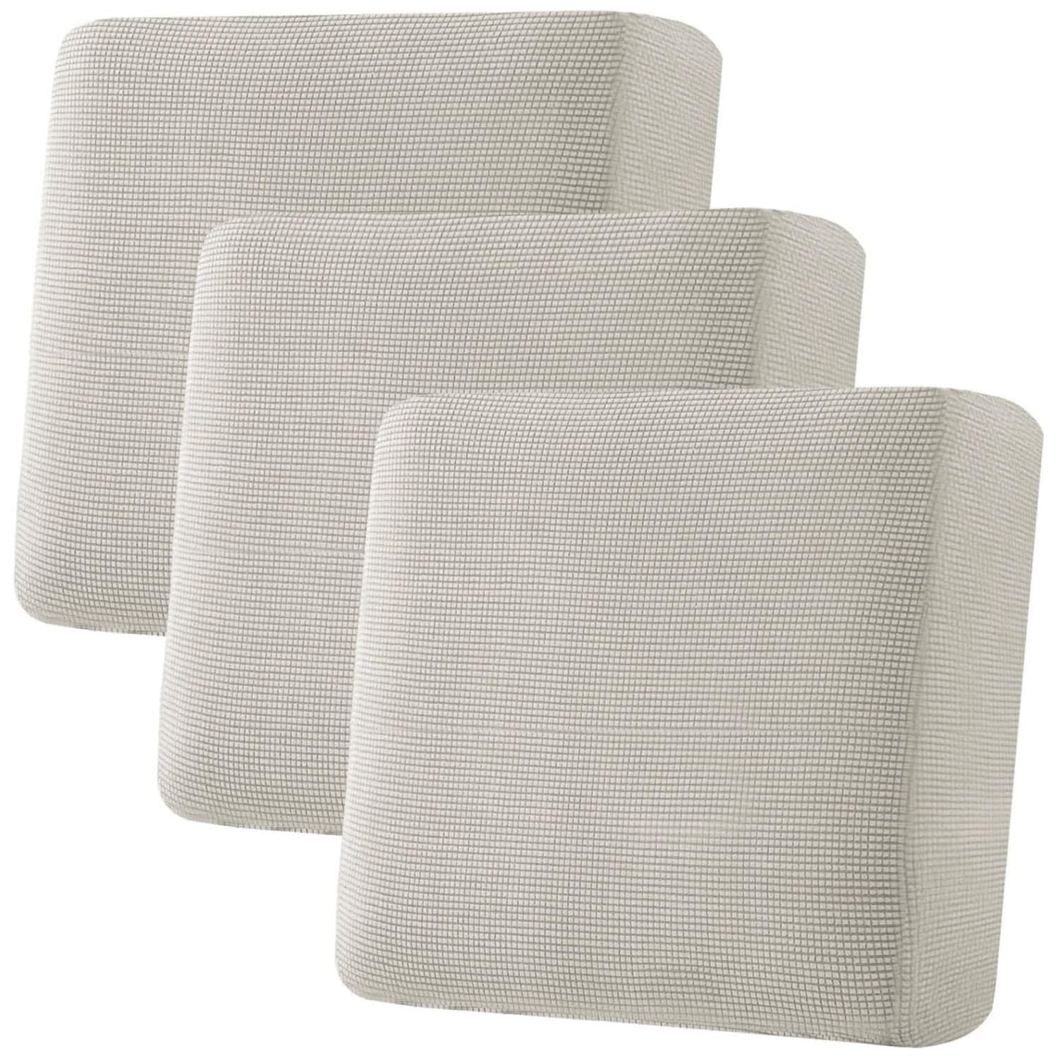 H.VERSAILTEX Island Fossi cushion covers show a snug, wrinkle-free fit.