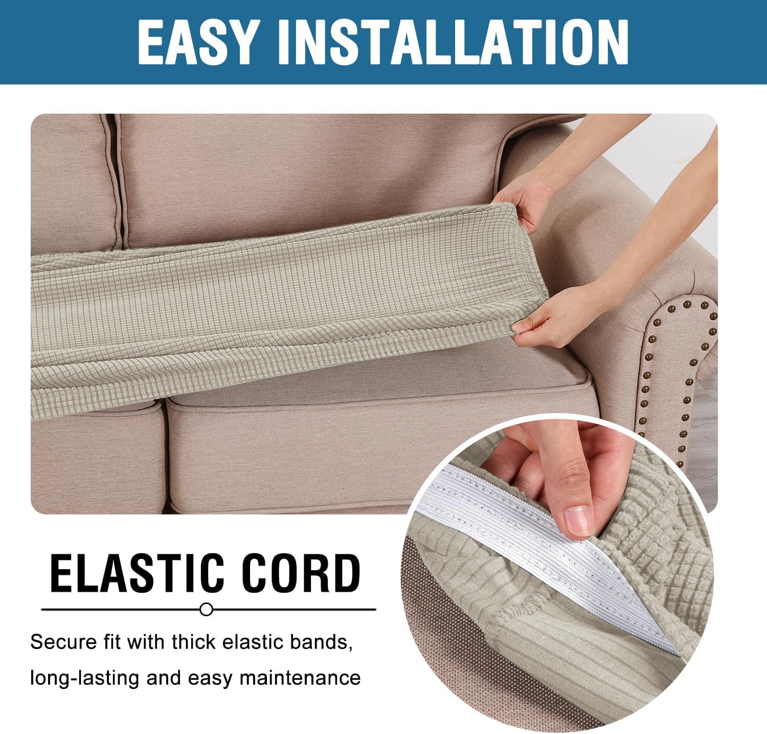 Machine washable design makes maintenance simple and convenient.