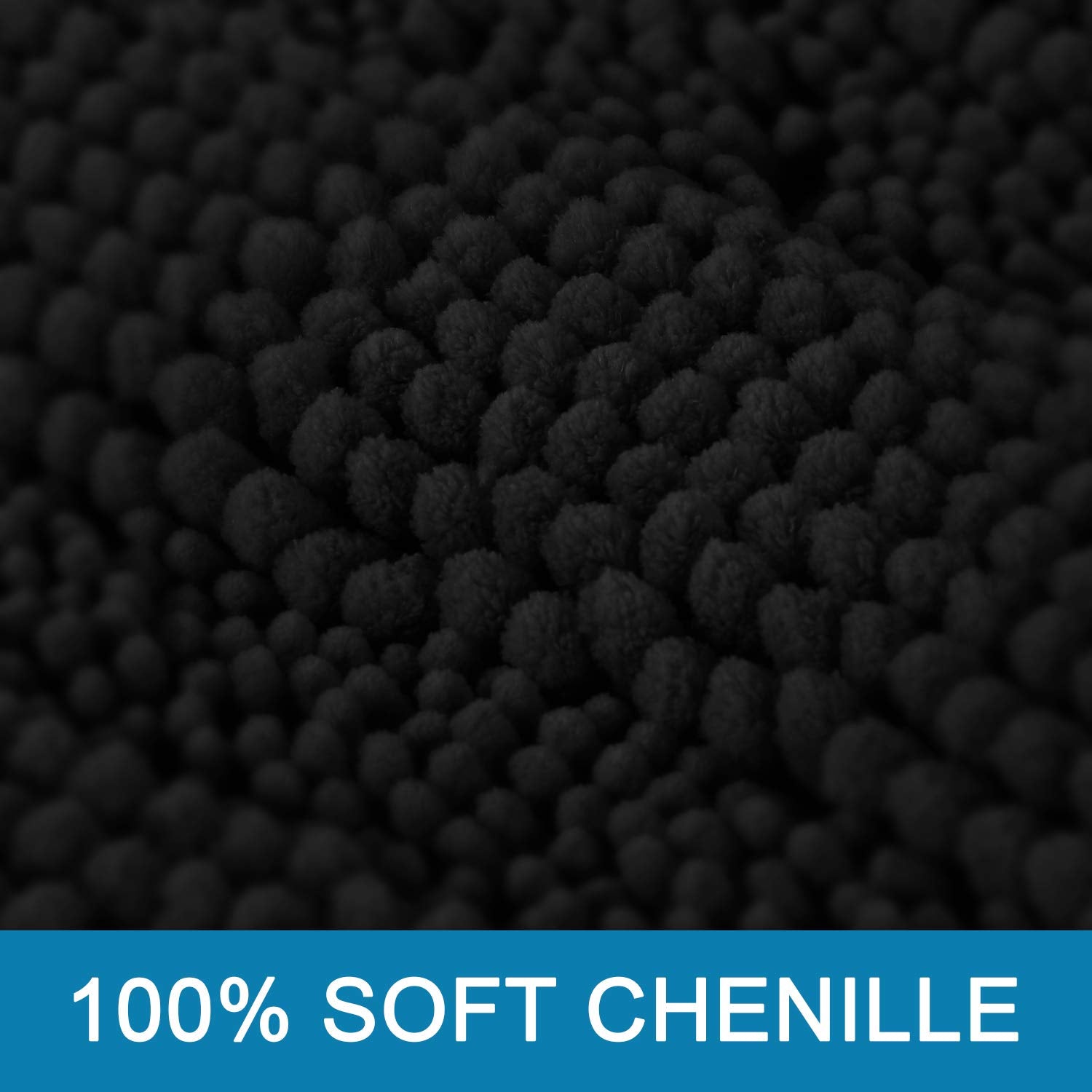 H.VERSAILTEX thick shaggy chenille rug delivers plush, cozy softness.