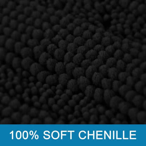 H.VERSAILTEX thick shaggy chenille rug delivers plush, cozy softness.