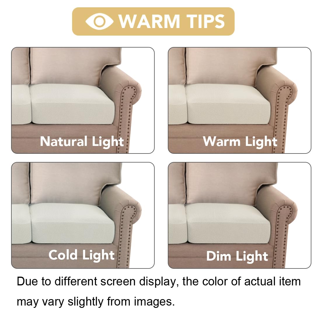 H.VERSAILTEX machine washable slipcover for easy care