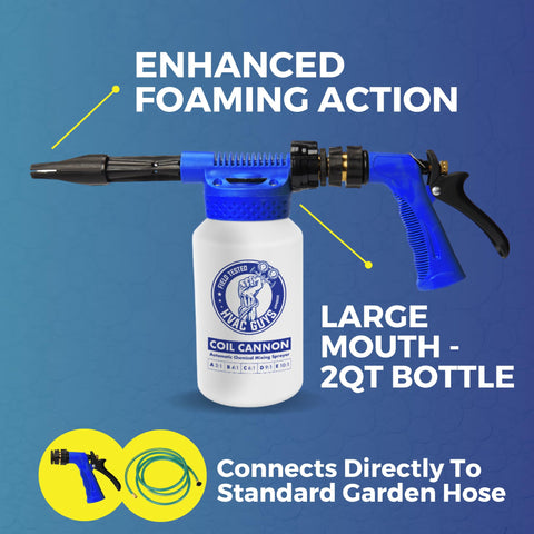 HVAC Guys Coil Cannon 2-quart bottle facilitates easy, mess-free refills
