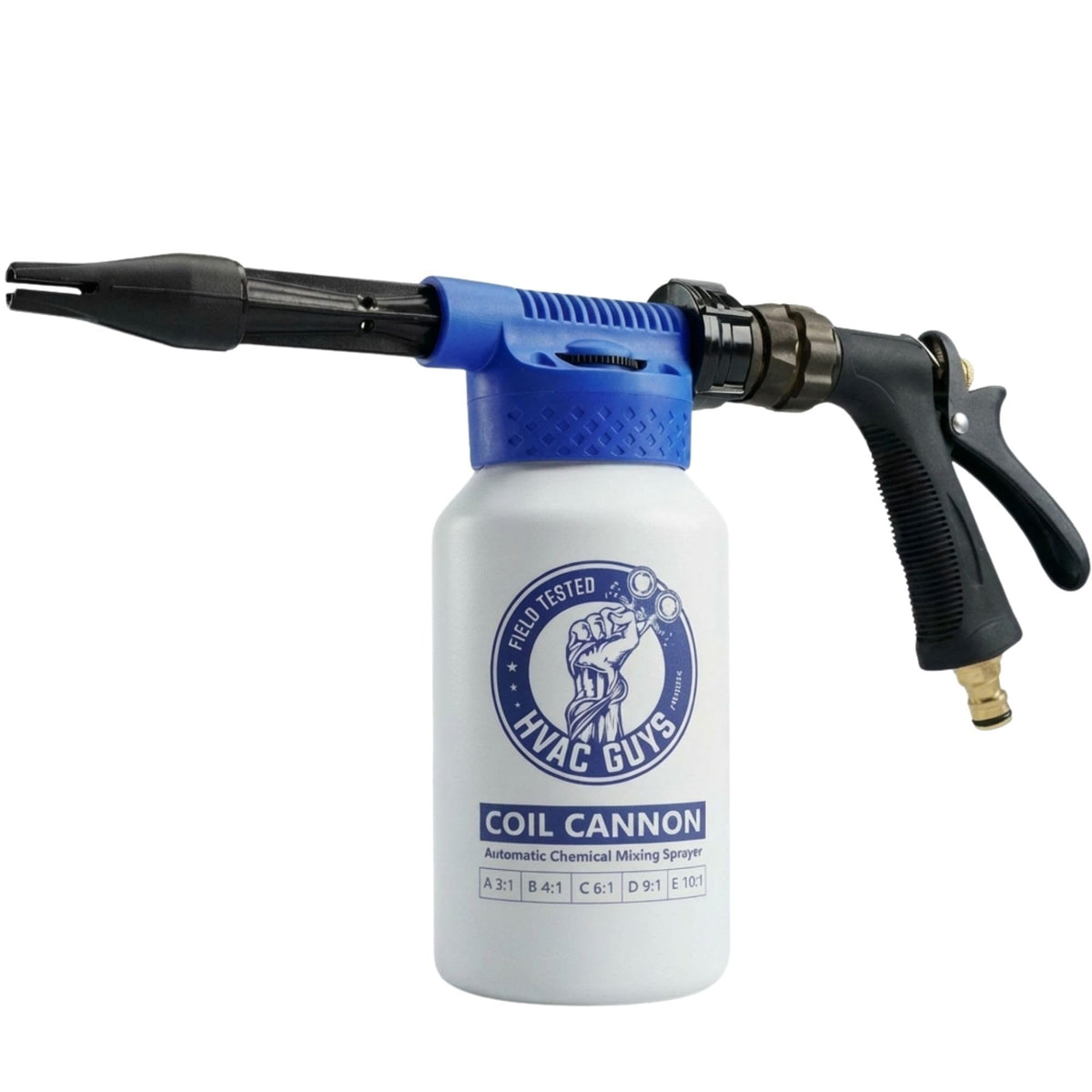 HVAC Guys Coil Cannon foaming wand delivers thick deep-cleaning foam