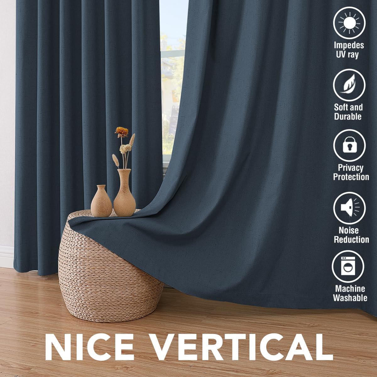 H.VERSAILTEX anti-rust grommets ensure smooth operation.