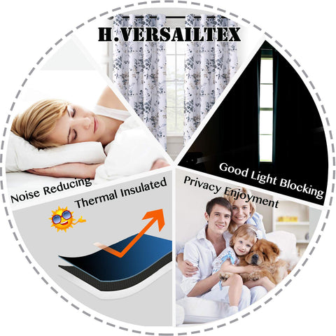 H.VERSAILTEX easy-care curtains are machine washable.