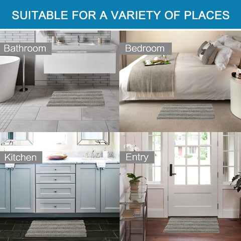 H.VERSAILTEX easy-care machine-washable bath rug for effortless cleaning