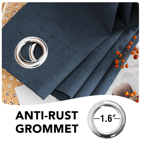 H.VERSAILTEX machine-washable curtains for easy care.