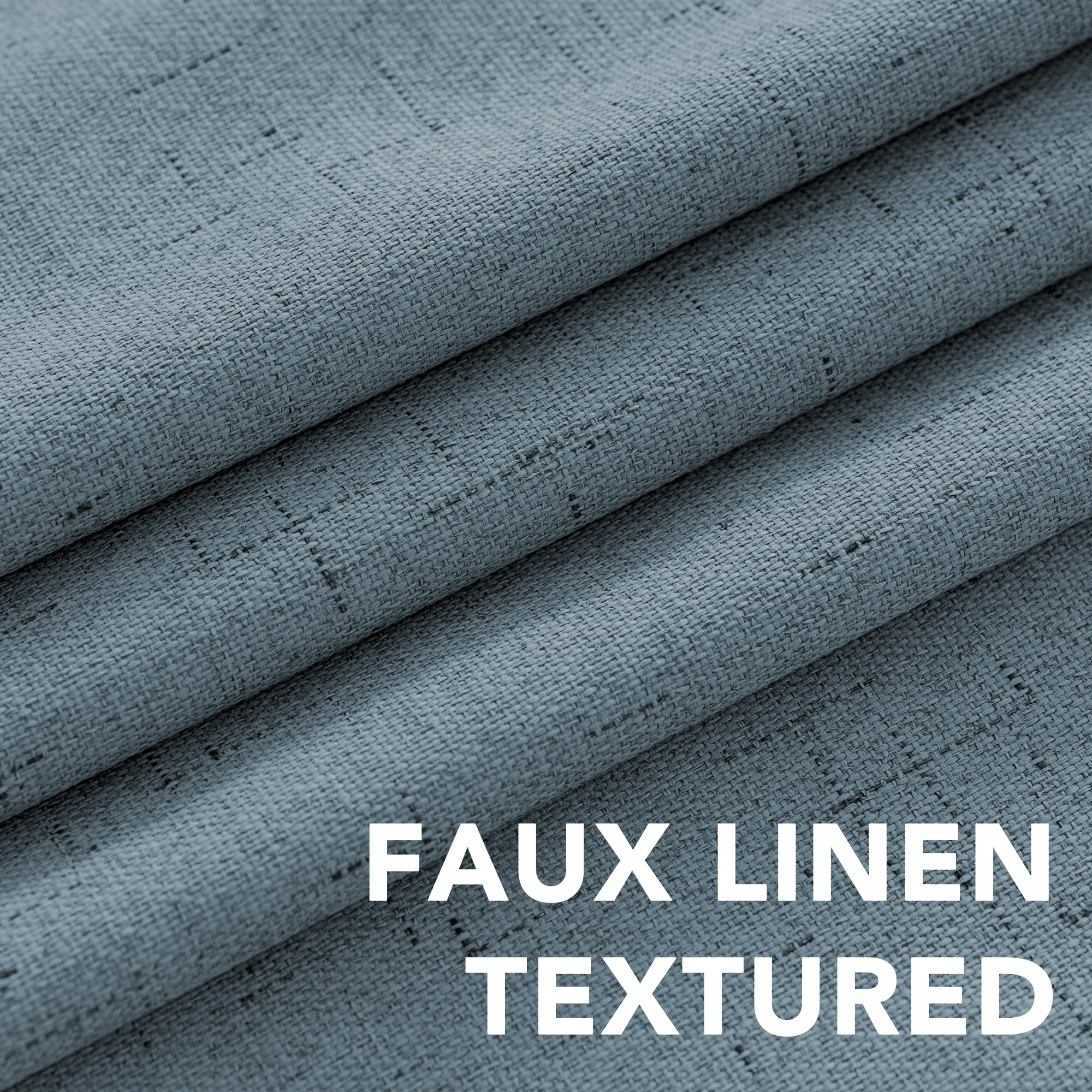 H.VERSAILTEX white liner visible behind fabric enhances privacy