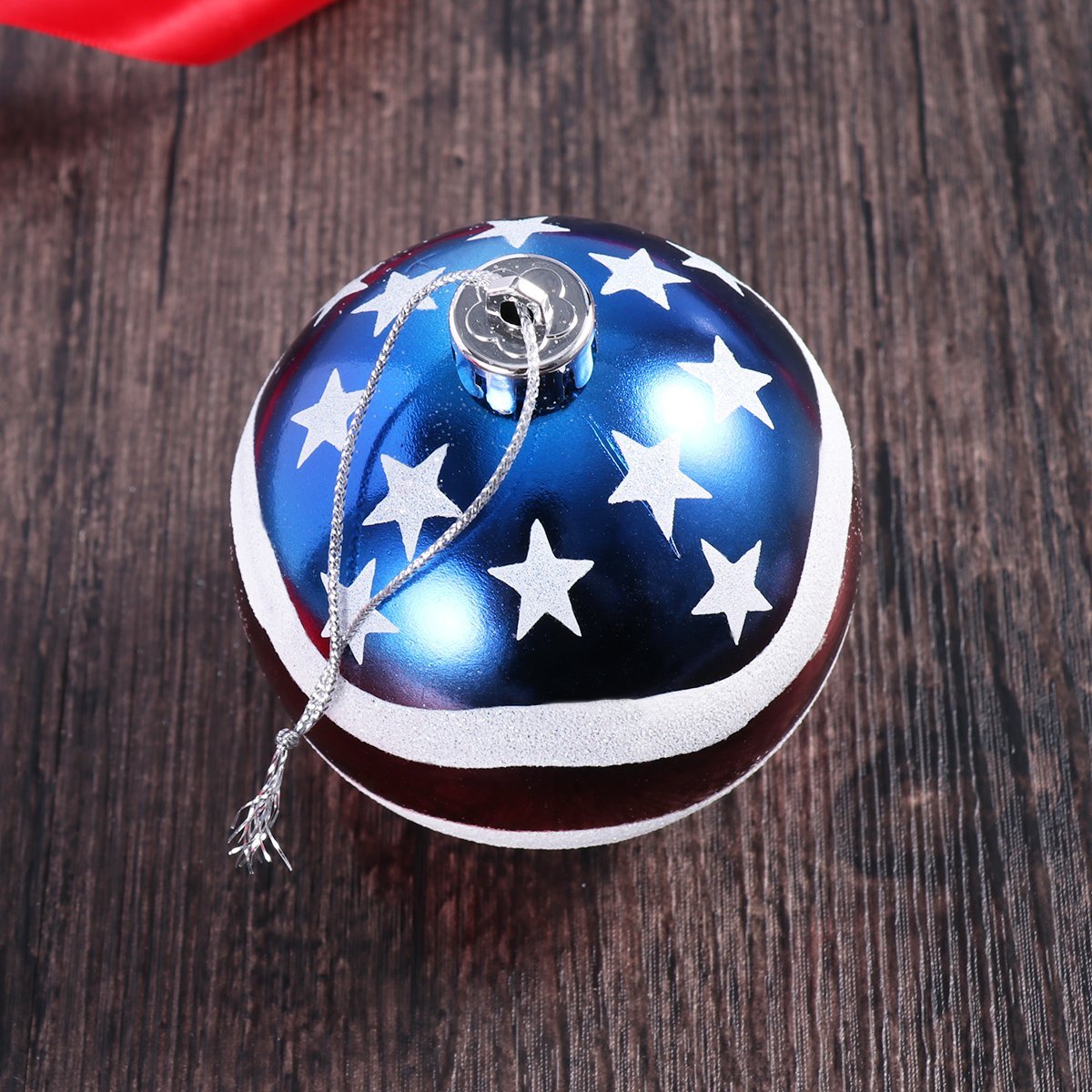 H&W reusable American flag hanging balls for future parties.