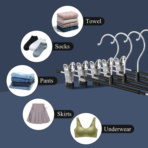 HWAJAN ultra-thin design reduces closet bulk while preserving hanger durability.