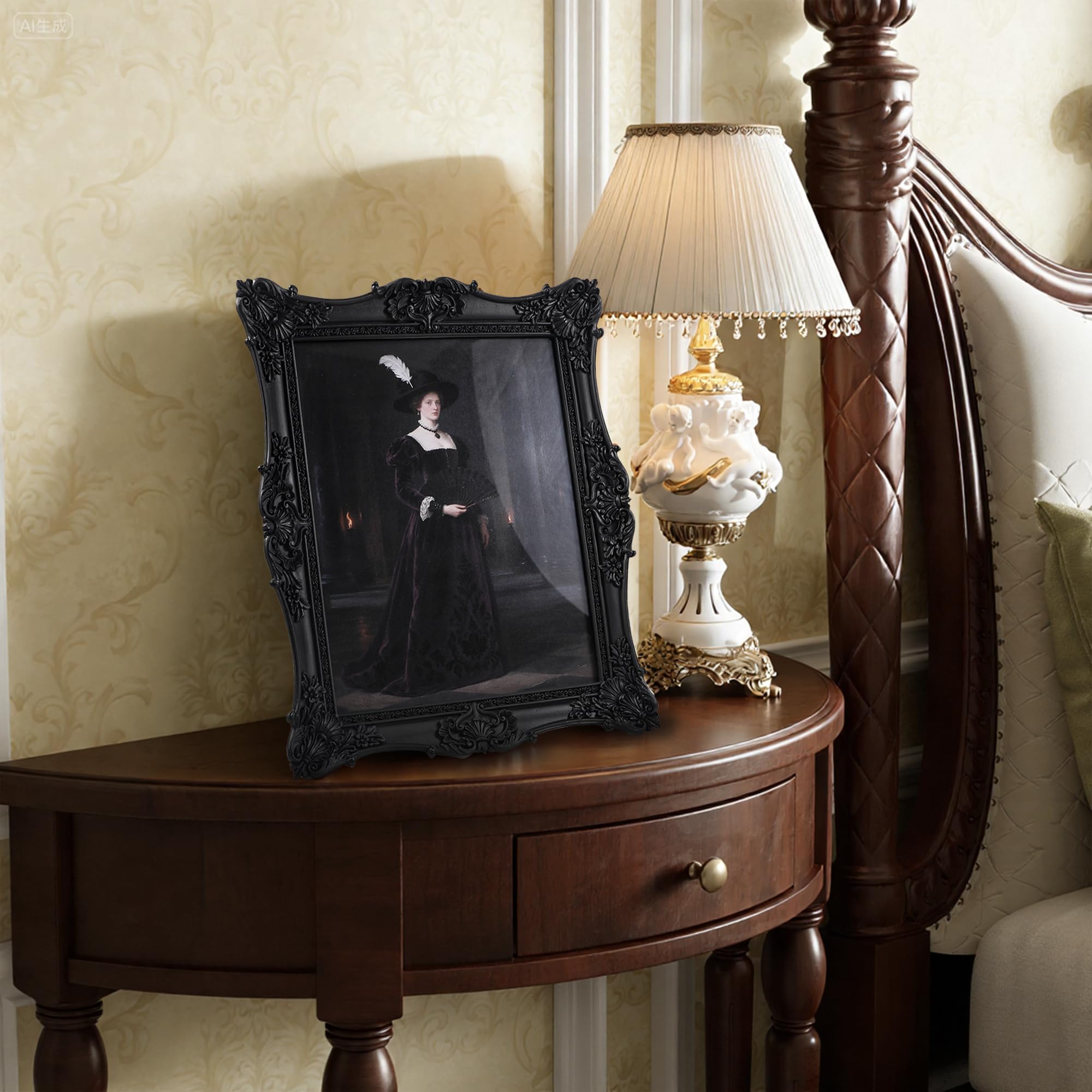 Hwamiora black and gold option highlights size and style for different spaces.