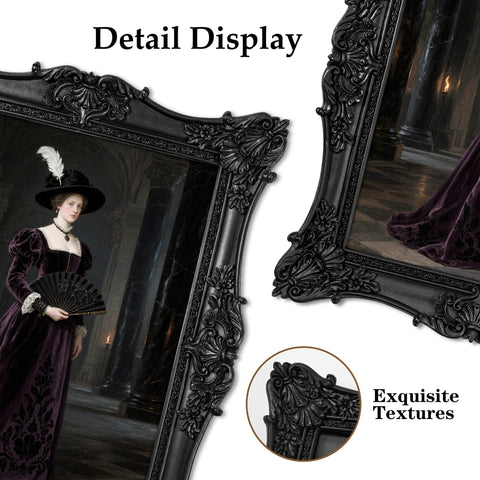 Hwamiora frame with easel and wall hook enables versatile tabletop or wall display.
