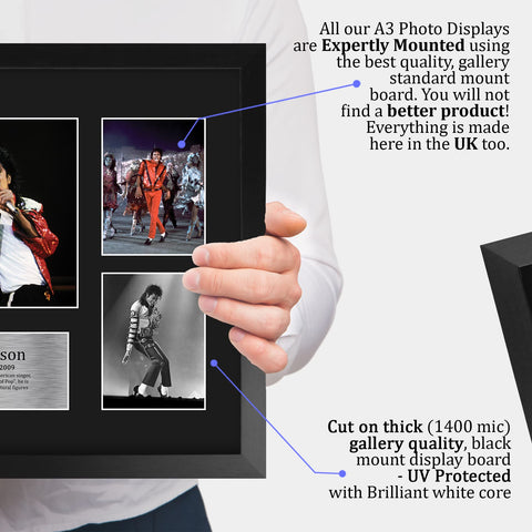 HWC Trading Michael Jackson signed photo ideal gift for fans.