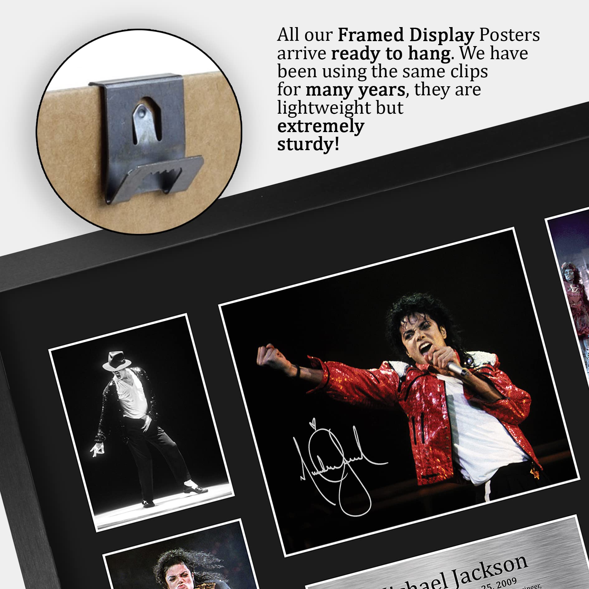 HWC Trading Michael Jackson signed photo ready-to-display packaging.