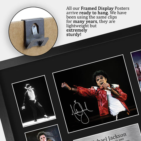 HWC Trading Michael Jackson signed photo ready-to-display packaging.