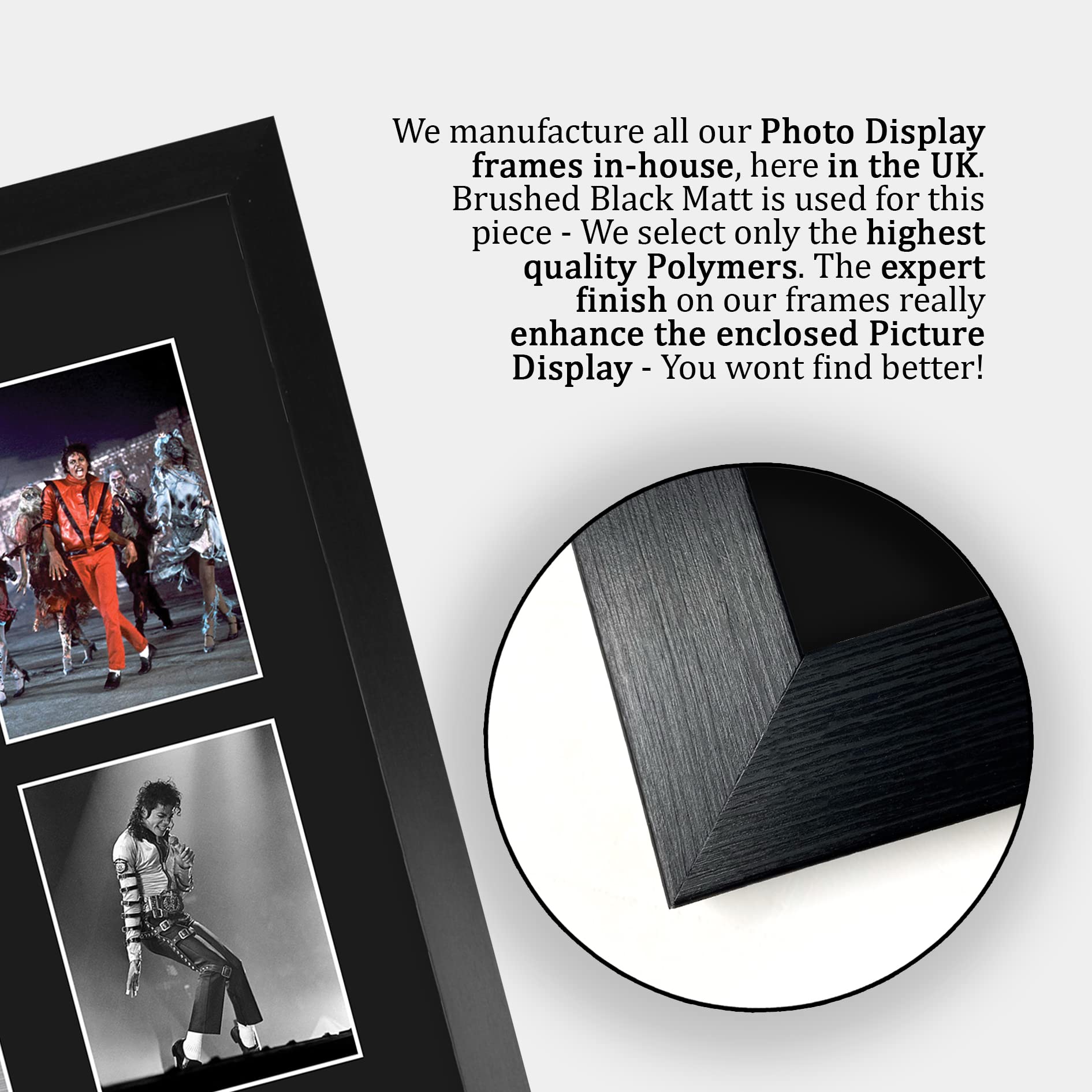 HWC Trading Michael Jackson signed photo museum-quality finish protects keepsake.