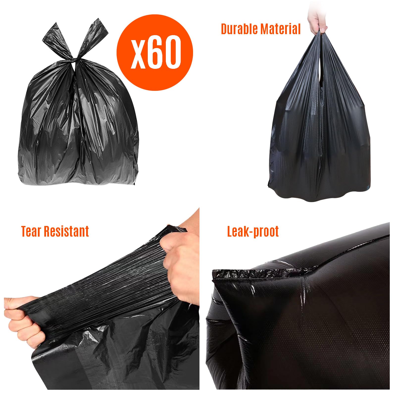 HWPZE waste bag dispenser included for quick bag access