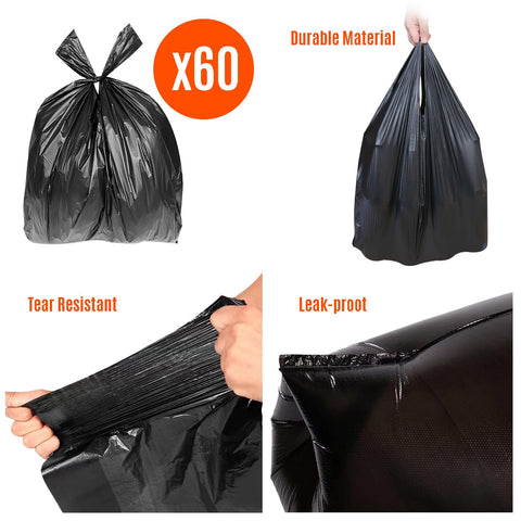 HWPZE waste bag dispenser included for quick bag access