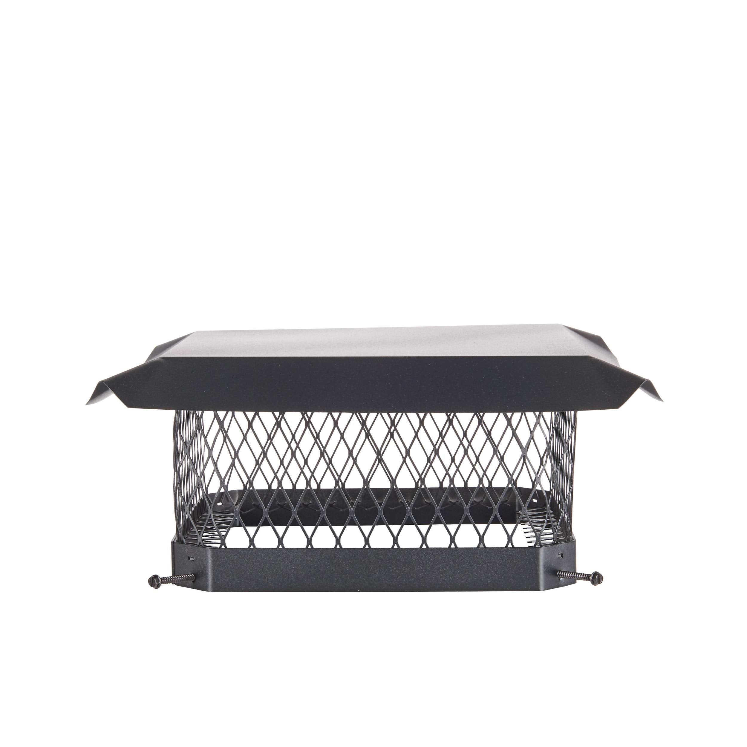 HY-C Shelter 13x13 bolt-on cap installed improves draft and exterior appearance.