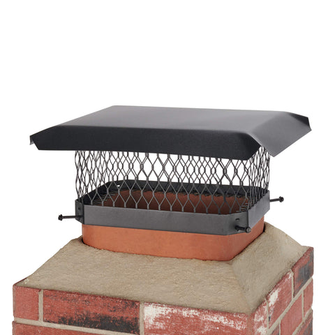 HY-C Shelter 9x13 bolt-on cap close-up reveals durable galvanized steel finish
