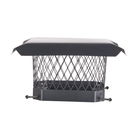 HY-C Shelter 9x9 cap top view shields chimney from rain and birds.