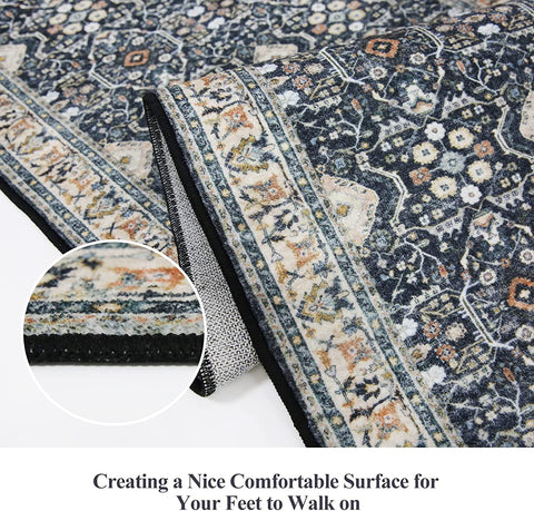 HY HAO YUN LAI 2x12 runner with rubber back for cushioned steps