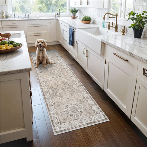 HY HAO YUN LAI 2x6 hallway runner rug texture and color close-up highlights soft inviting fabric