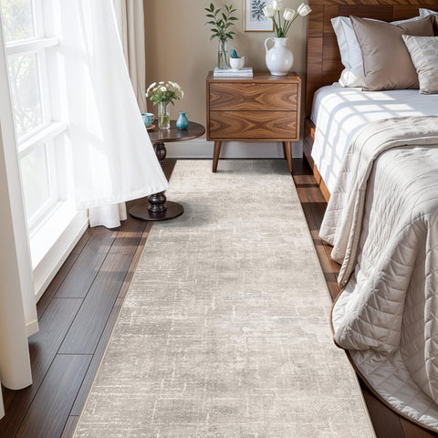 HY HAO YUN LAI Abstract 2x10 rug entry shows non-slip grip for busy entryways.