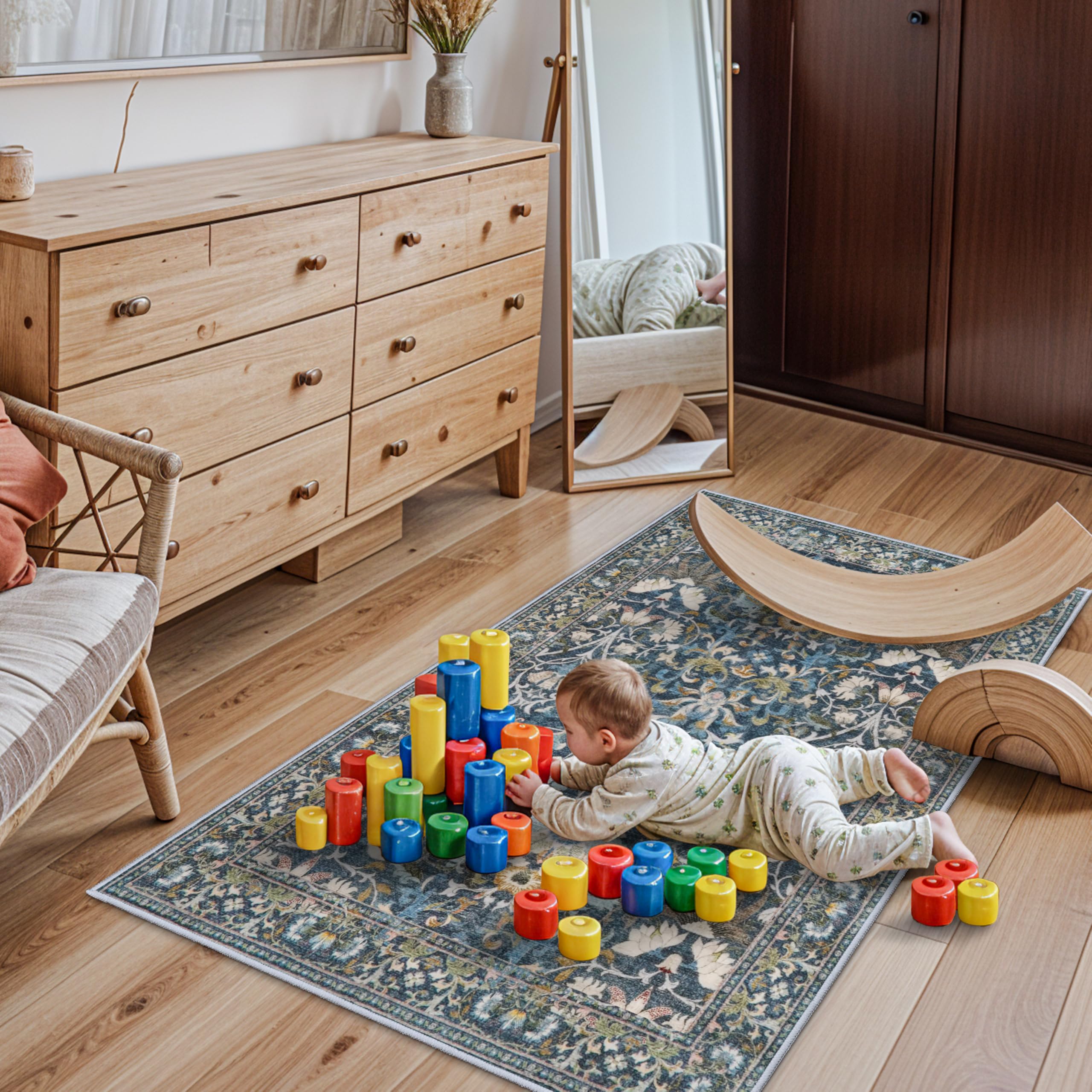 HY HAO YUN LAI durable high-traffic rug for busy entryways and living spaces