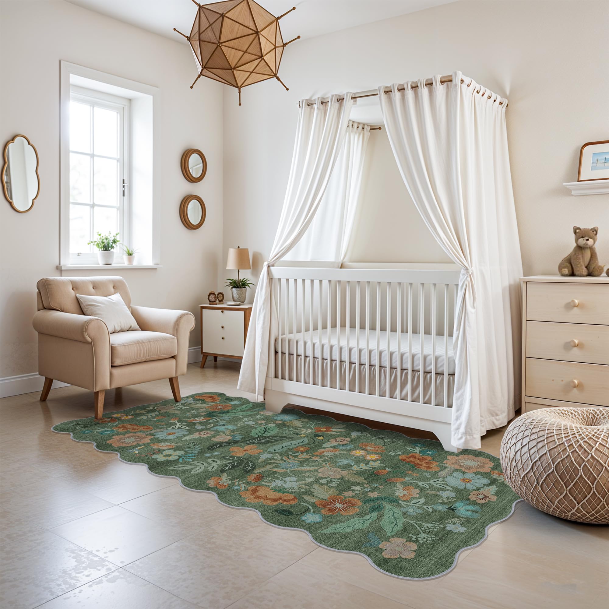 HY HAO YUN LAI edge-designed rug offers comfortable underfoot feel