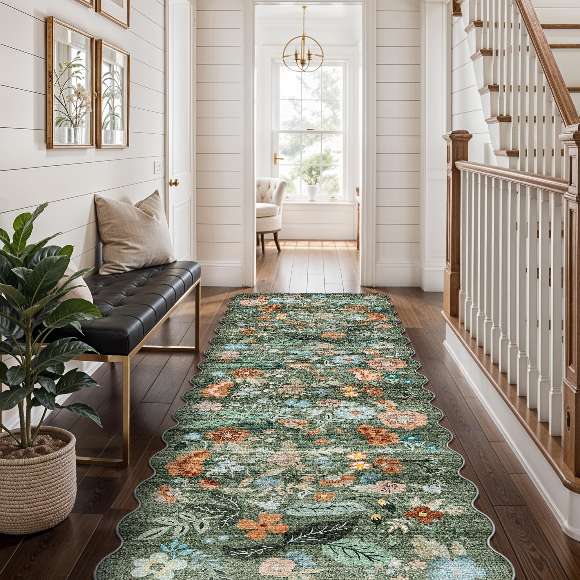 HY HAO YUN LAI entryway and dining room mat adds versatile style