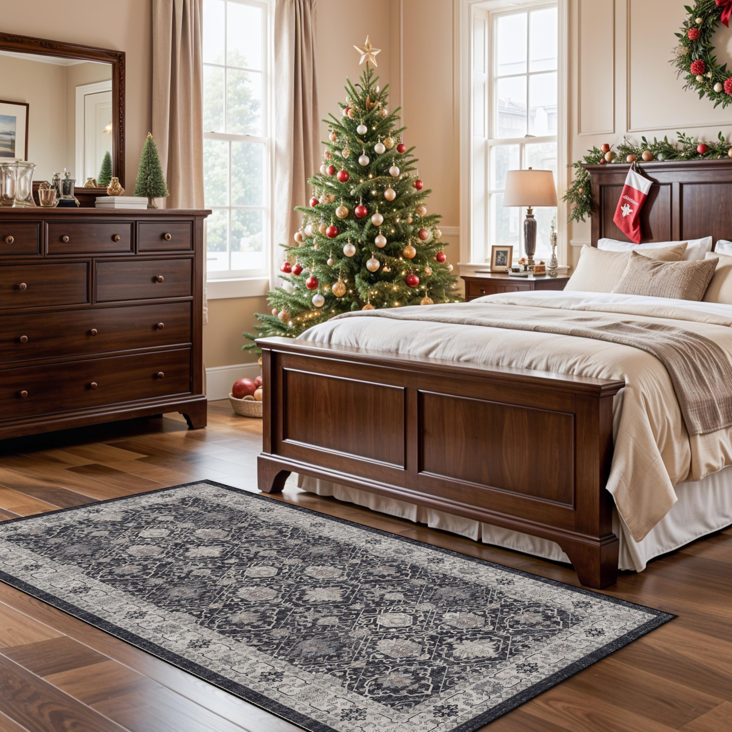 HY HAO YUN LAI entryway rug non slip black for safety and style.
