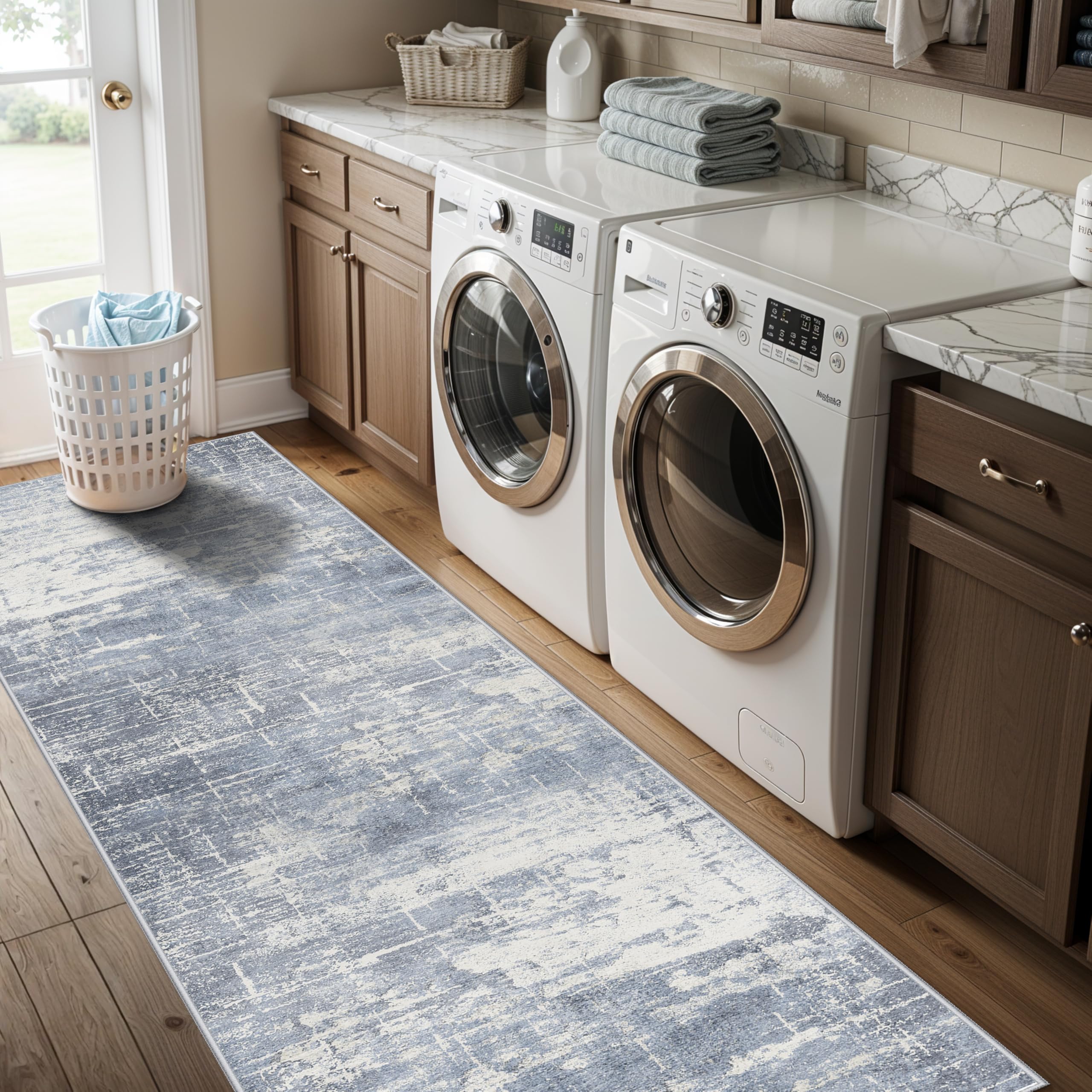 HY HAO YUN LAI hallway rug fits kitchen and entryways for daily use.