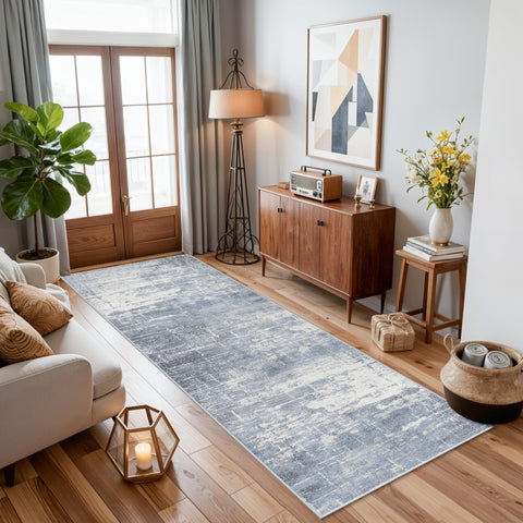 HY HAO YUN LAI hallway rug soft low-pile texture feels comfortable underfoot.
