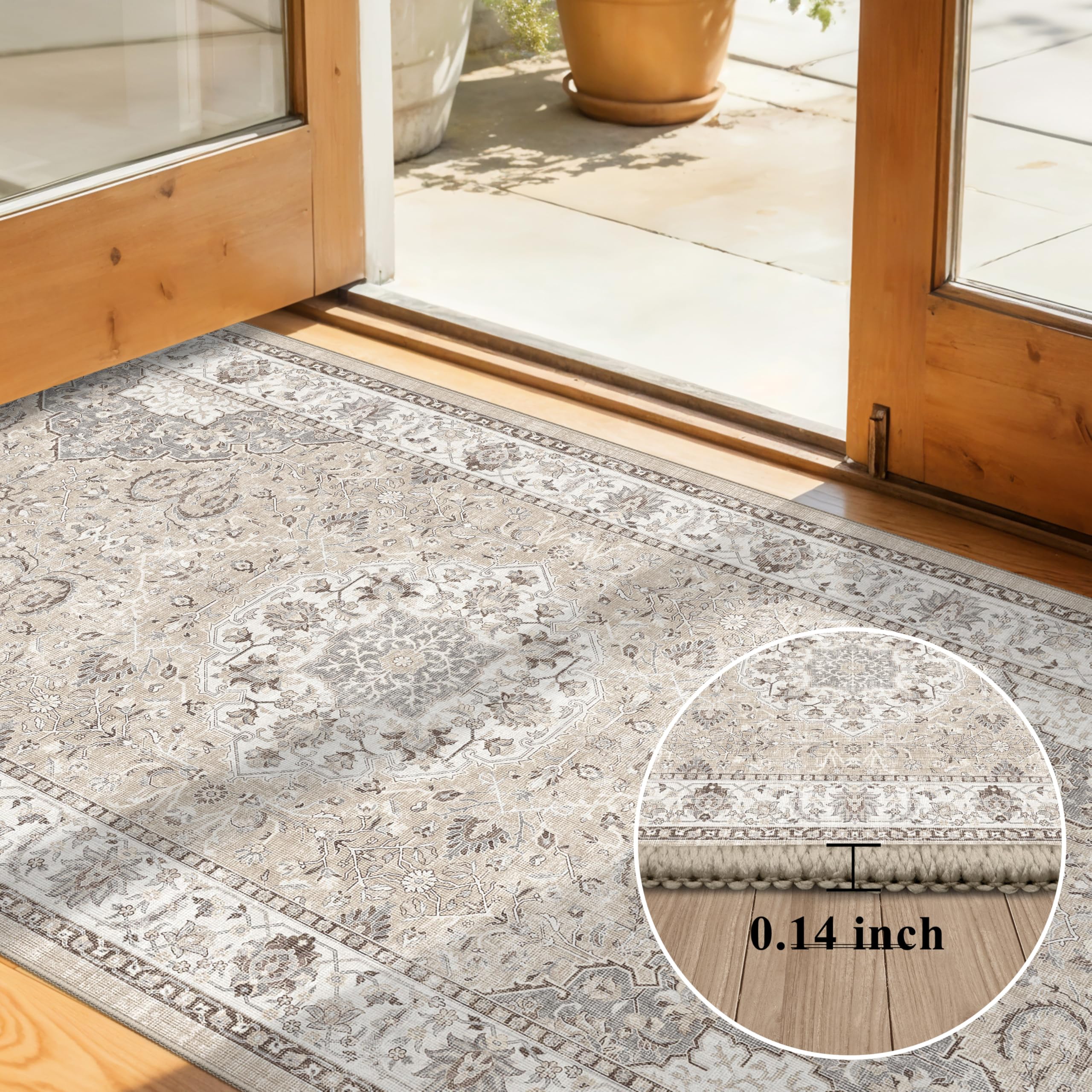 HY HAO YUN LAI soft-texture hallway runner enhances comfort at home