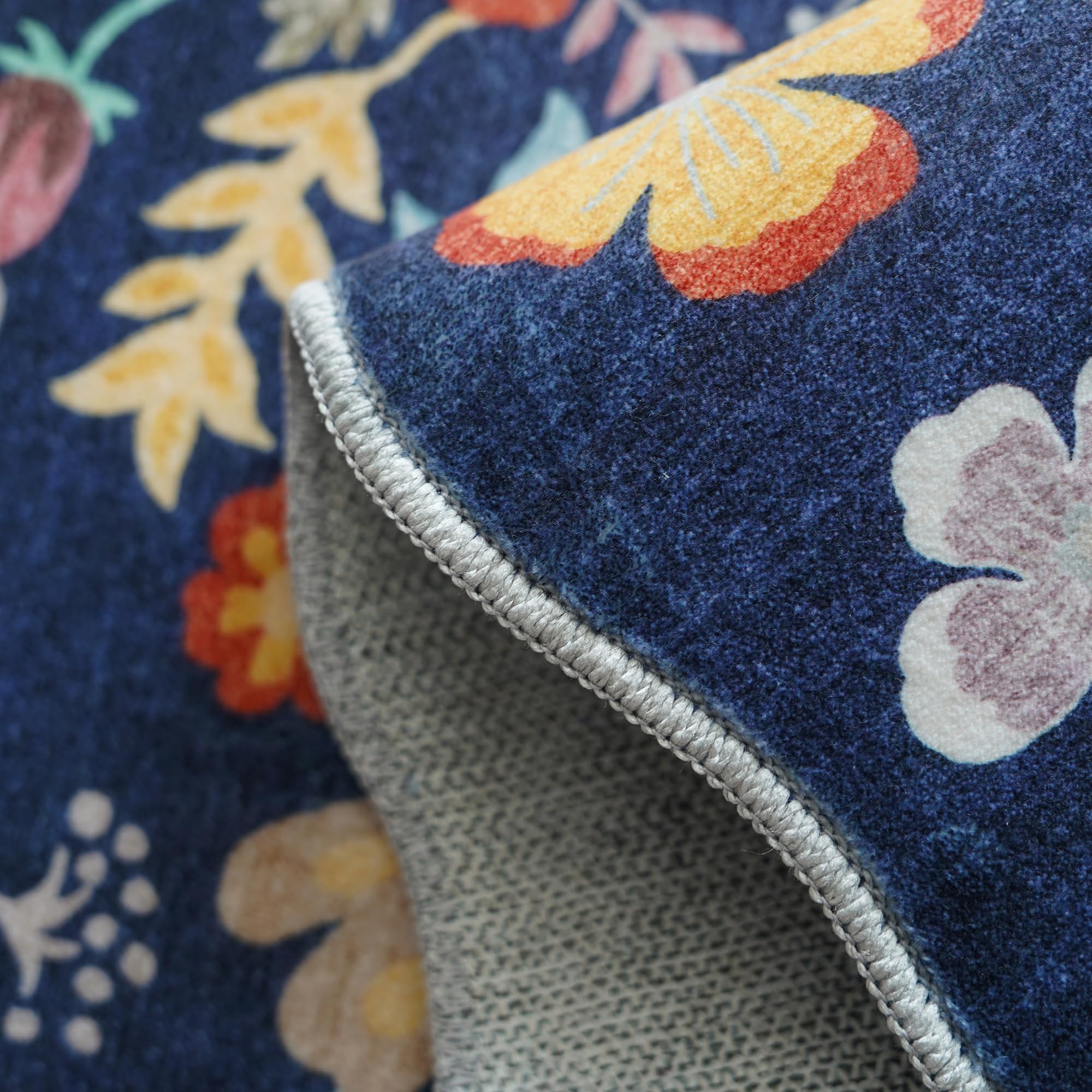 HY HAO YUN LAI kitchen front door rug blue purple offers moisture resistance.