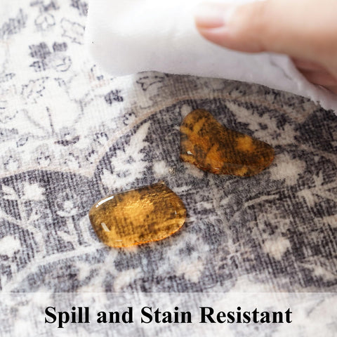 HY HAO YUN LAI machine-washable entryway rug for quick stain removal.