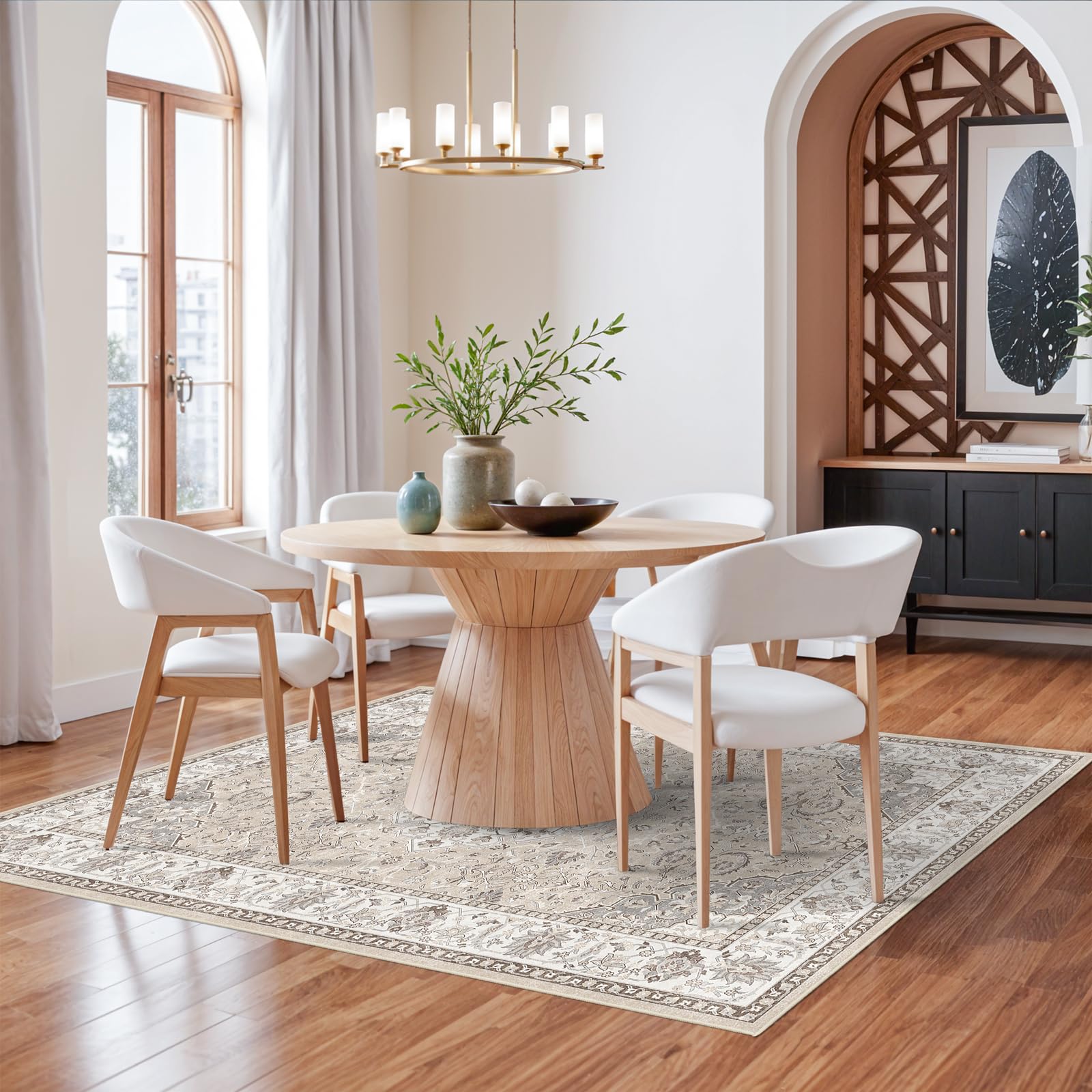 HY HAO YUN LAI rug with non-slip backing stays in place on floors