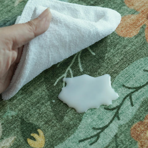 HY HAO YUN LAI rug with non-slip backing stays in place