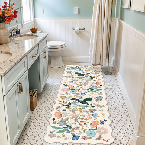 HY HAO YUN LAI rug with non-slip backing keeps hallways safe and stylish